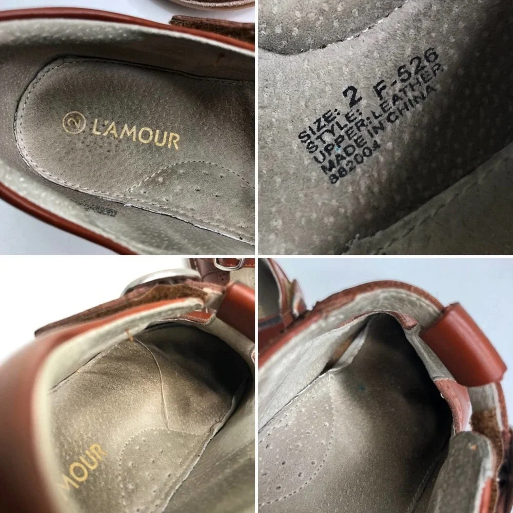 L'AMOUR Frances T-Strap Perforated Mary Jane Shoe - Picture 15 of 16